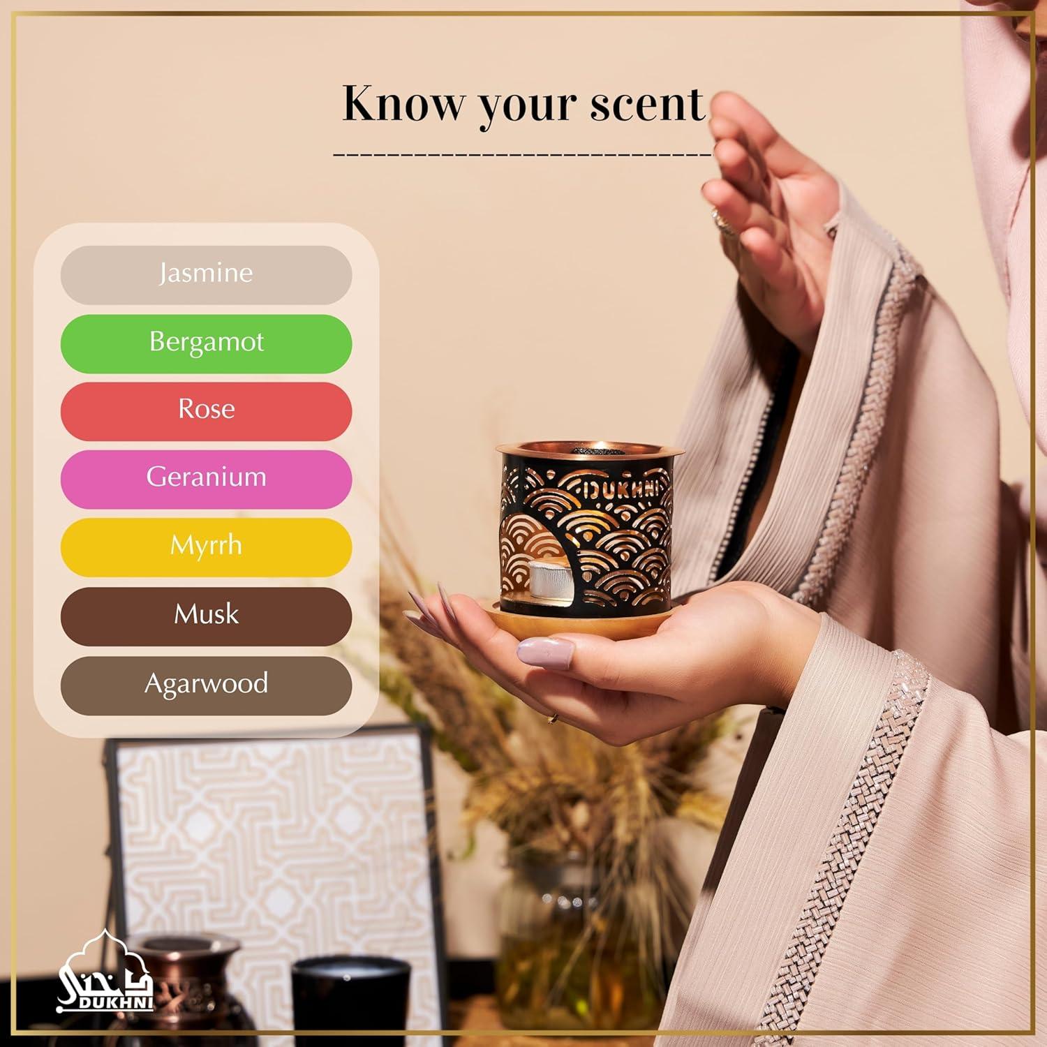 Set de Bakhoor Dukhni Oud Al Mukhtar | 18 Piezas + Quemador