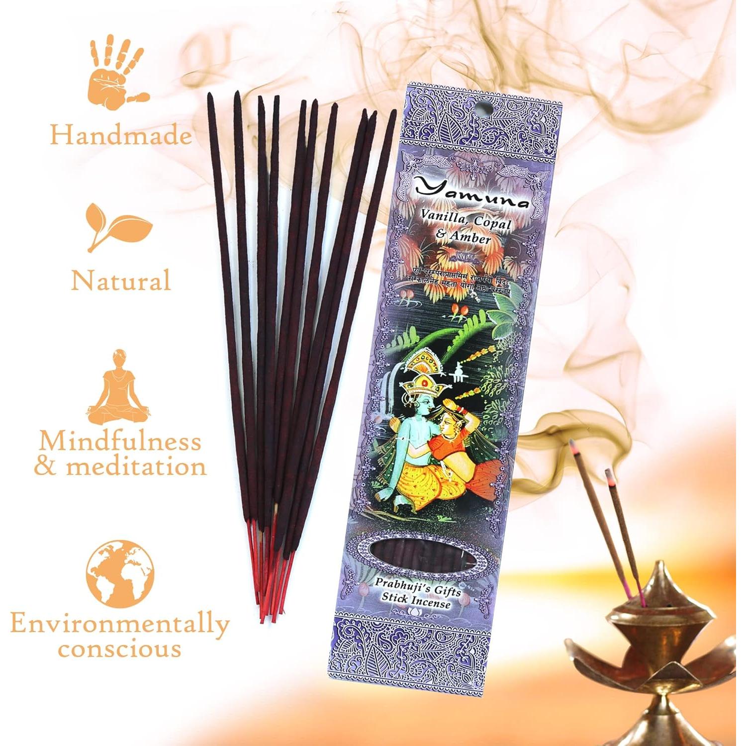 Incienso Espiritual Regalos de Prabhuji - 30 Varitas Aromáticas