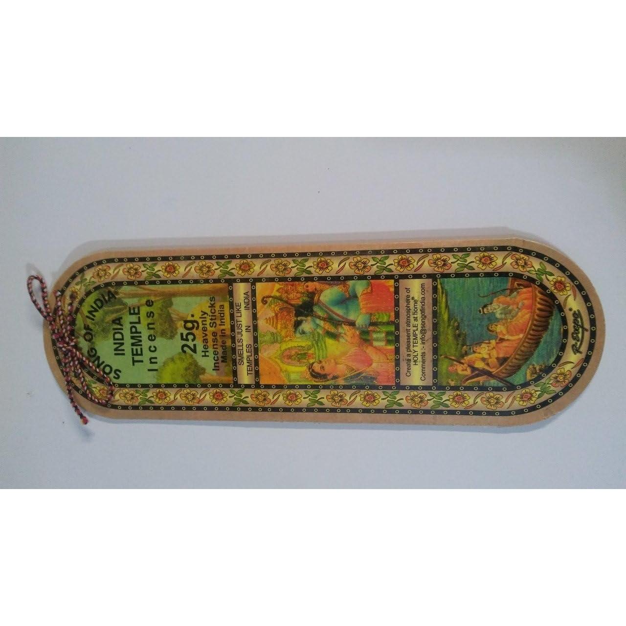 Incienso de Templo Canción de India - 20 Varitas 25g