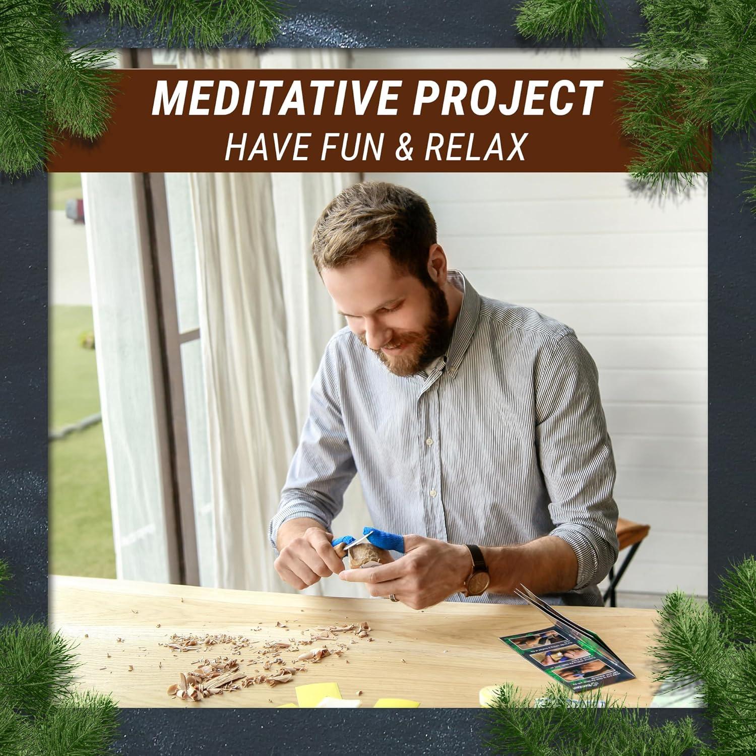 Kit de Tallado en Madera BeaverCraft DIY Pájaro de Confort