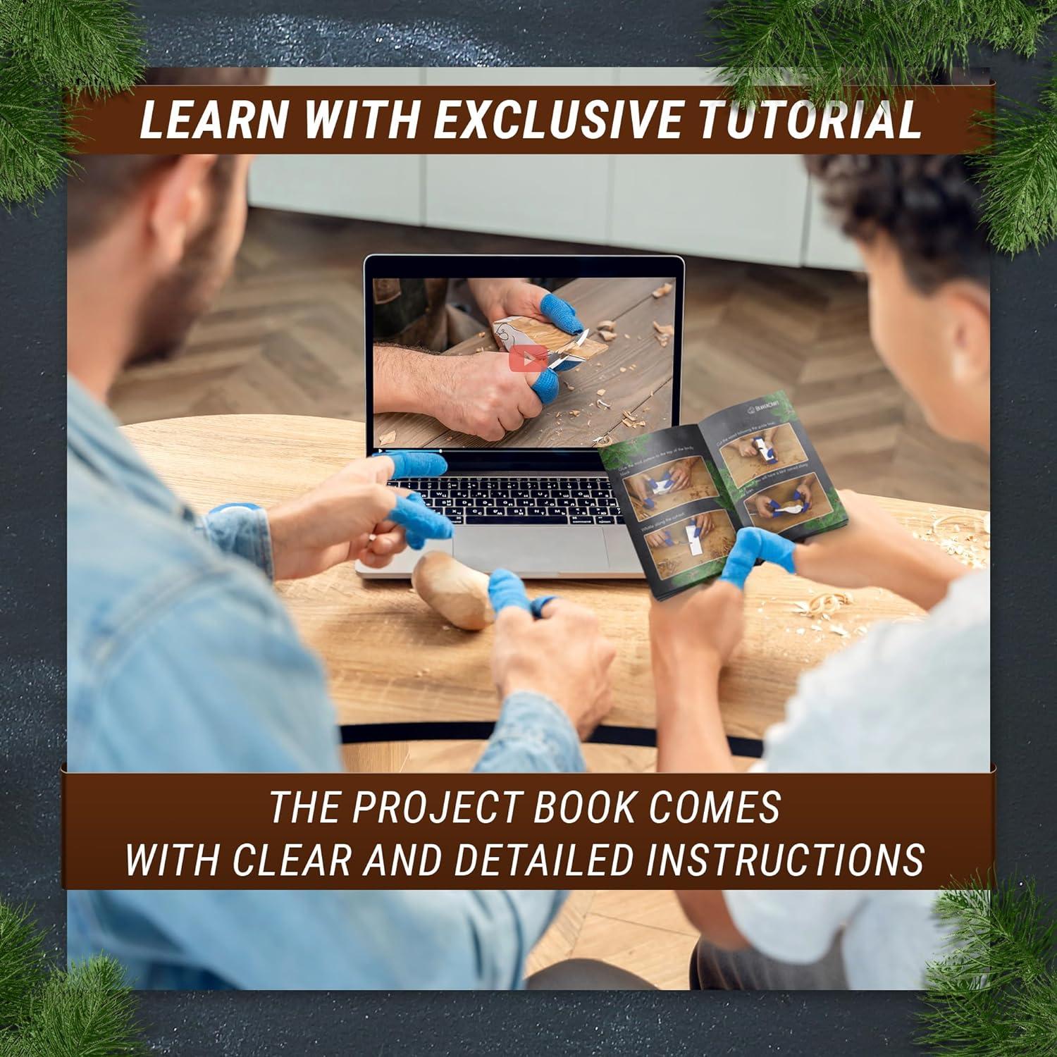 Kit de Tallado en Madera BeaverCraft DIY Pájaro de Confort