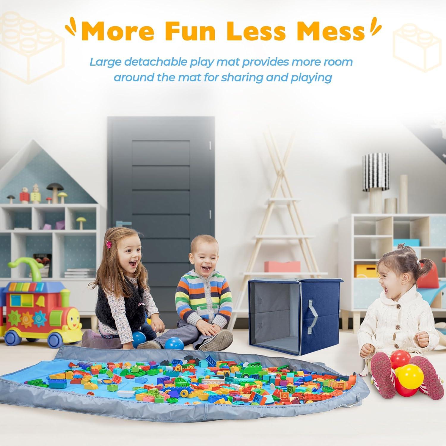 Organizador de Juguetes SAM Y MABEL con Alfombrilla 36L