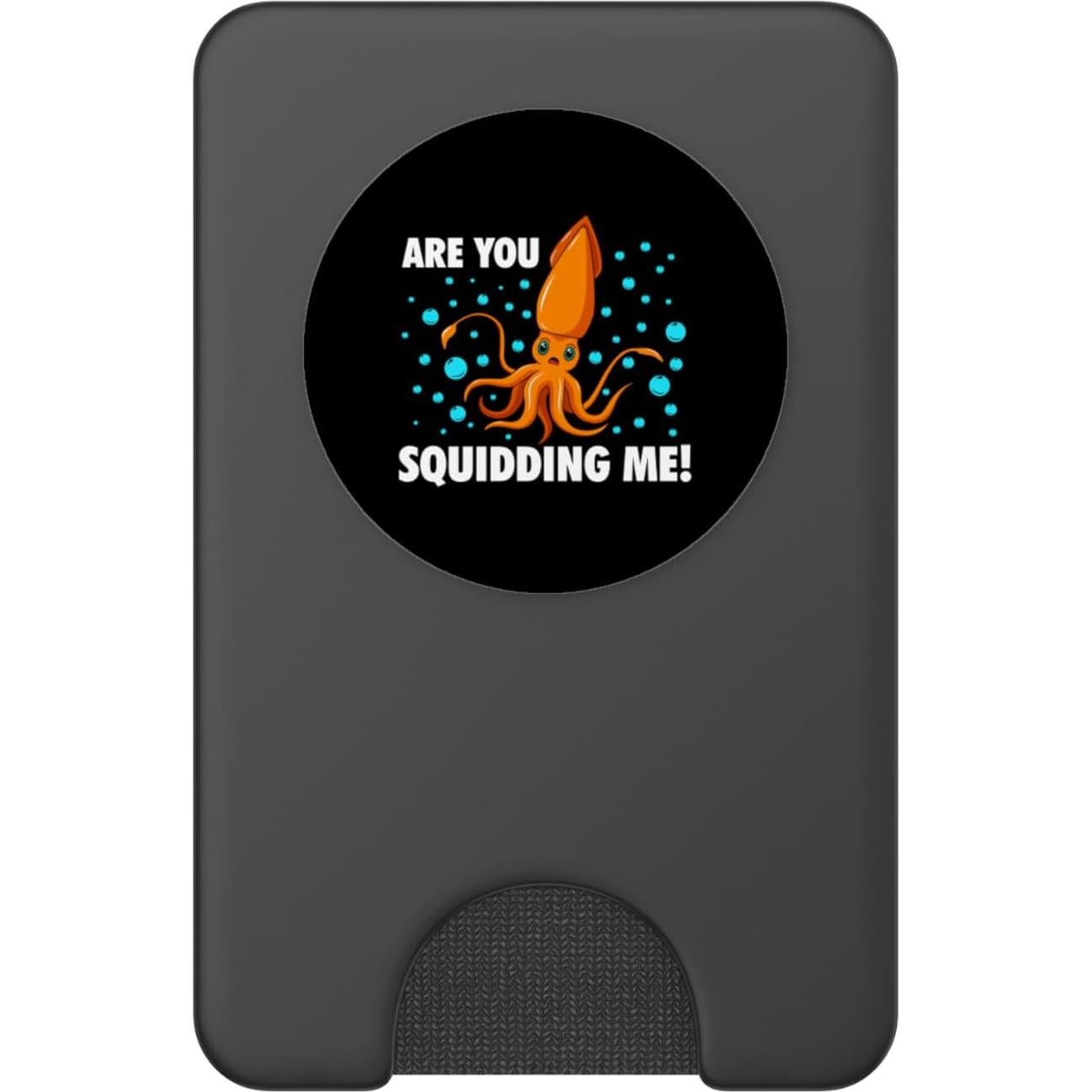 PopWallet Magnético PopSockets Calamar Marino Negro