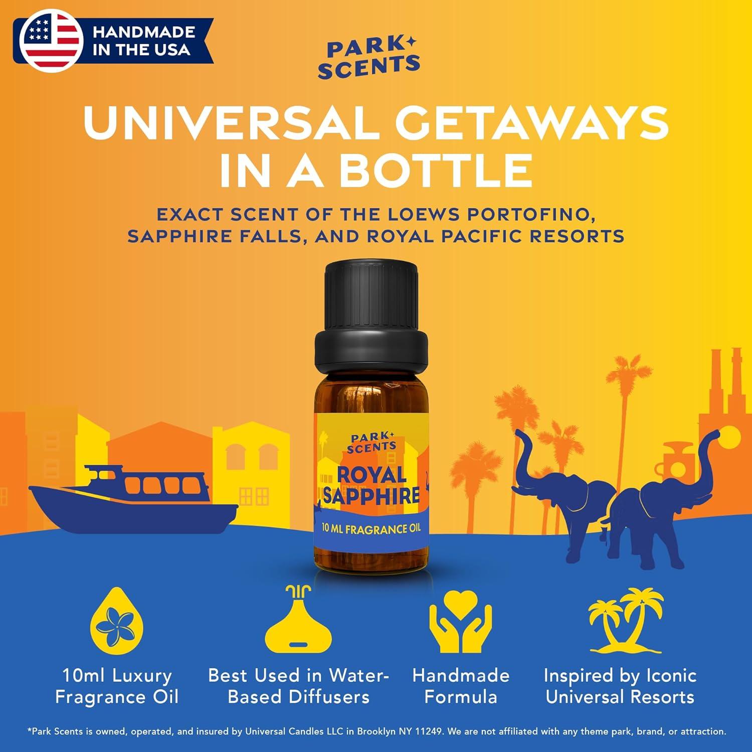 Aceite de Fragancia Park Scents Zafiro Real 10ml - Jazmín Cítrico Ámbar Ylang Ylang