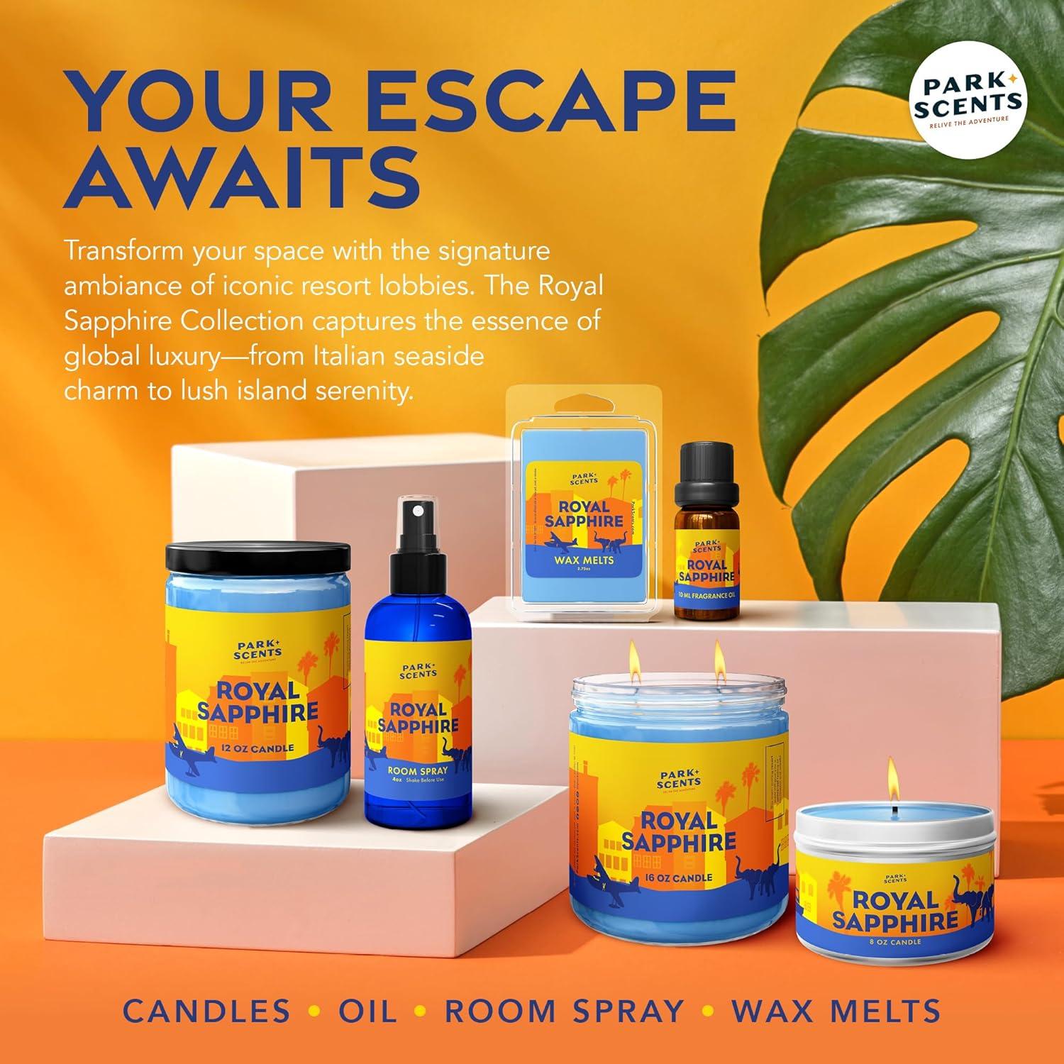 Aceite de Fragancia Park Scents Zafiro Real 10ml - Jazmín Cítrico Ámbar Ylang Ylang