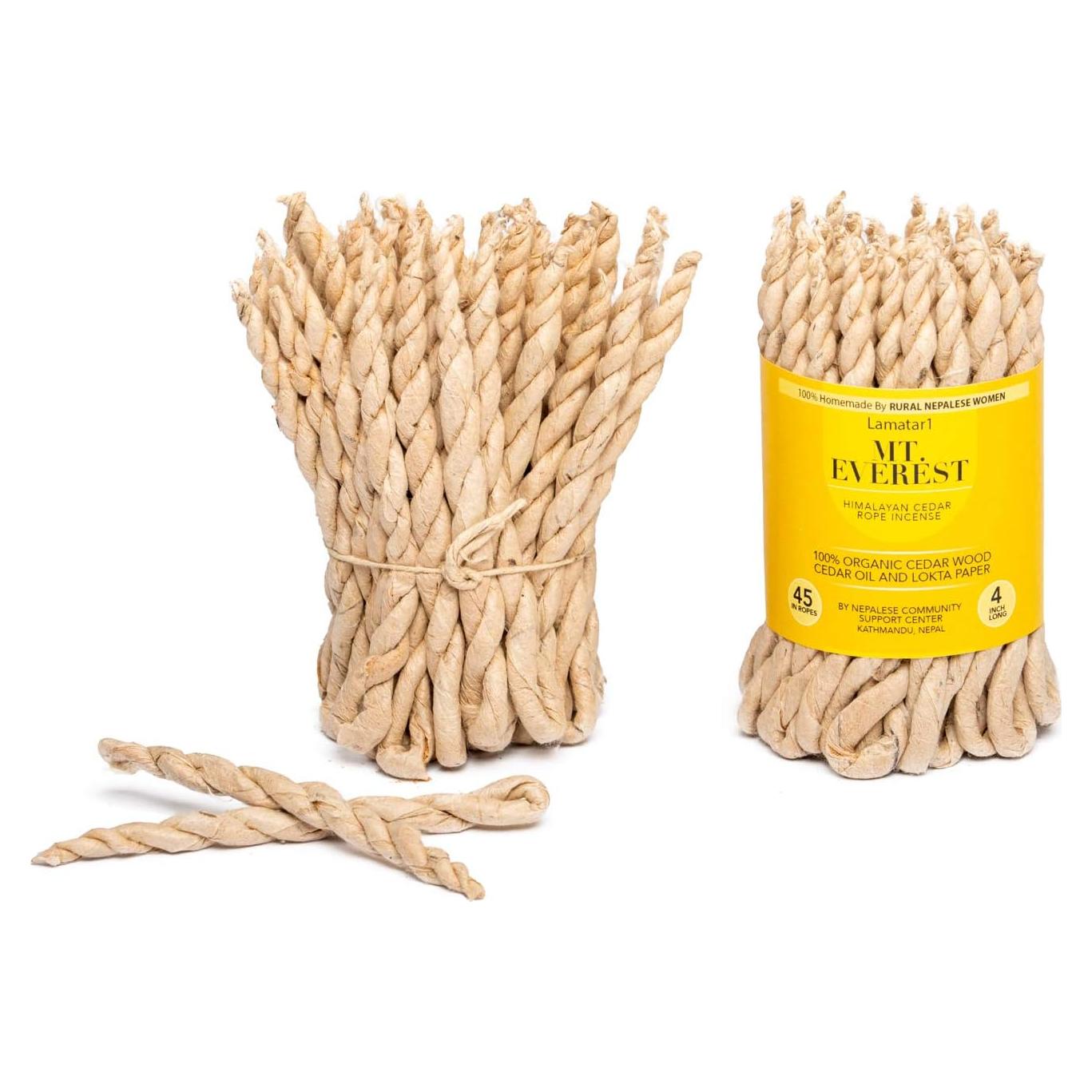 Incienso en Cuerda de Cedro Lamatar1 - Hecho a Mano - 2 Piezas
