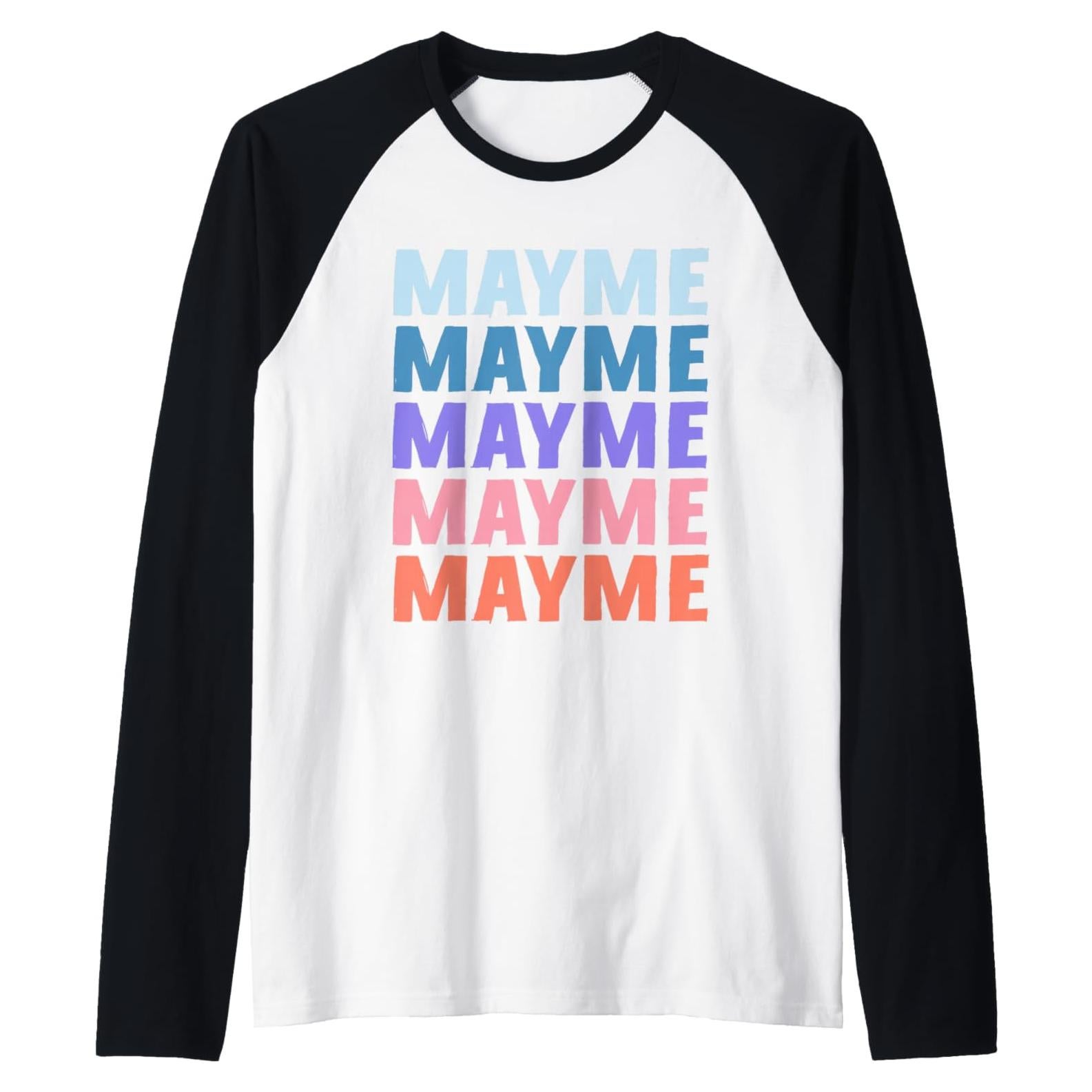 Camiseta Personalizada Mayme Raglán Divertida para Mujeres