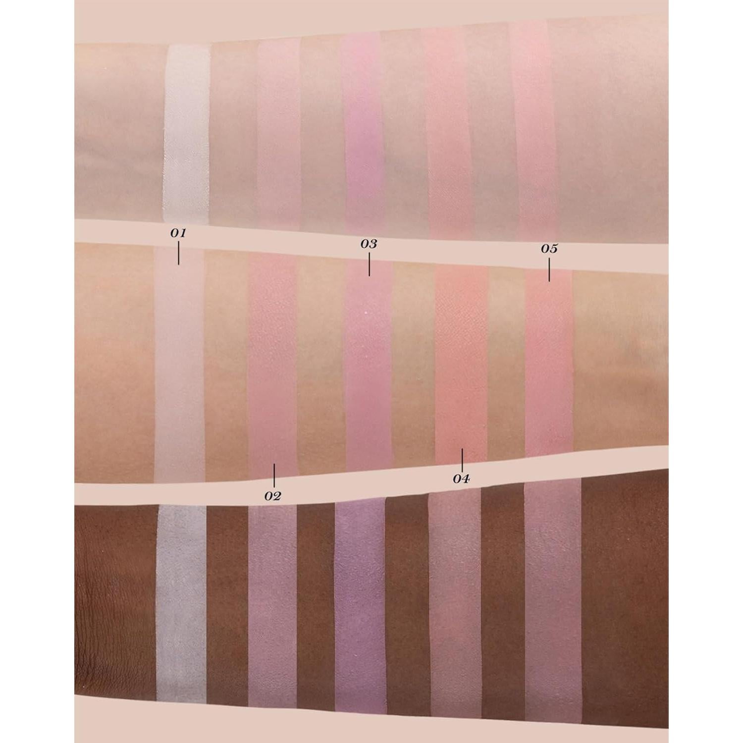 Rubor en Polvo Mate Flower Knows 4.8g 01 Cisne Niveo