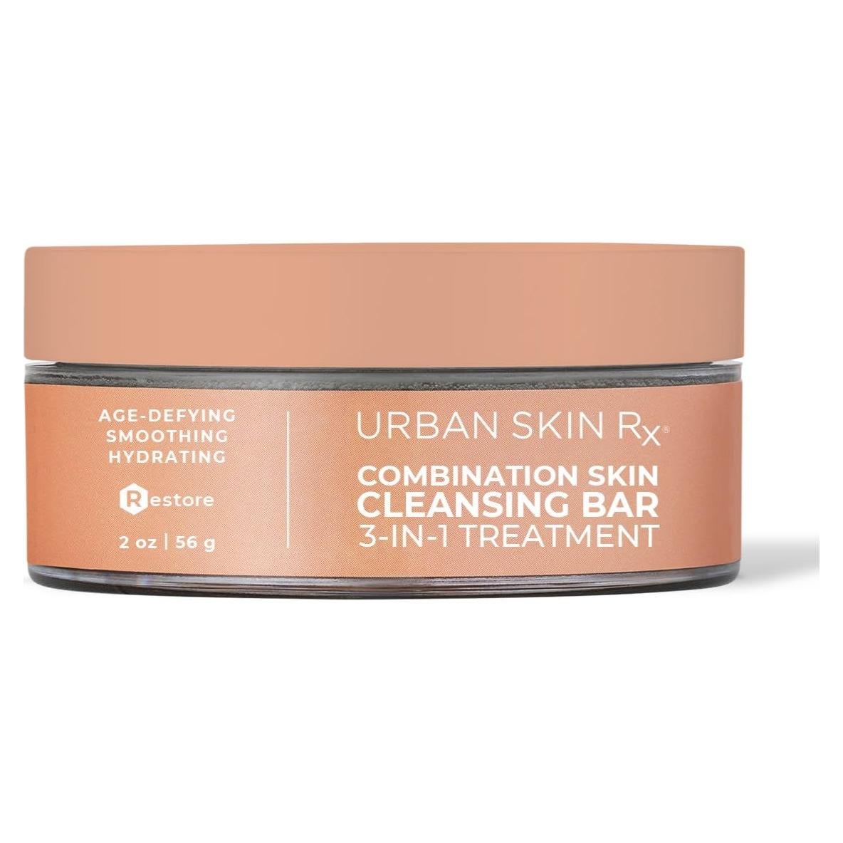 Barra Limpiadora 3 en 1 Urban Skin Rx para Piel Mixta 56.7 g