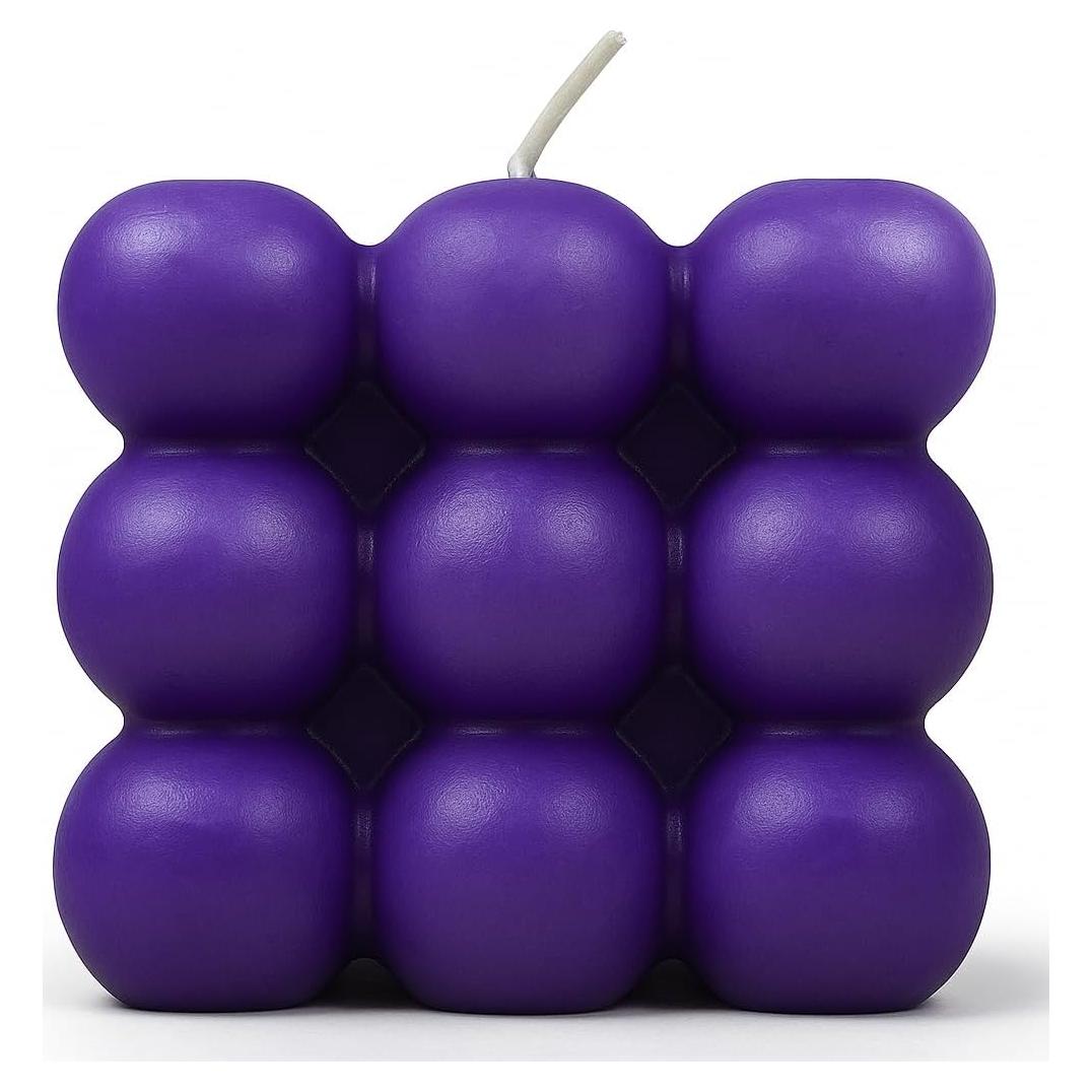 Vela Cubo Burbuja Urban Posh - Aroma Frijol de Vainilla 6.35cm