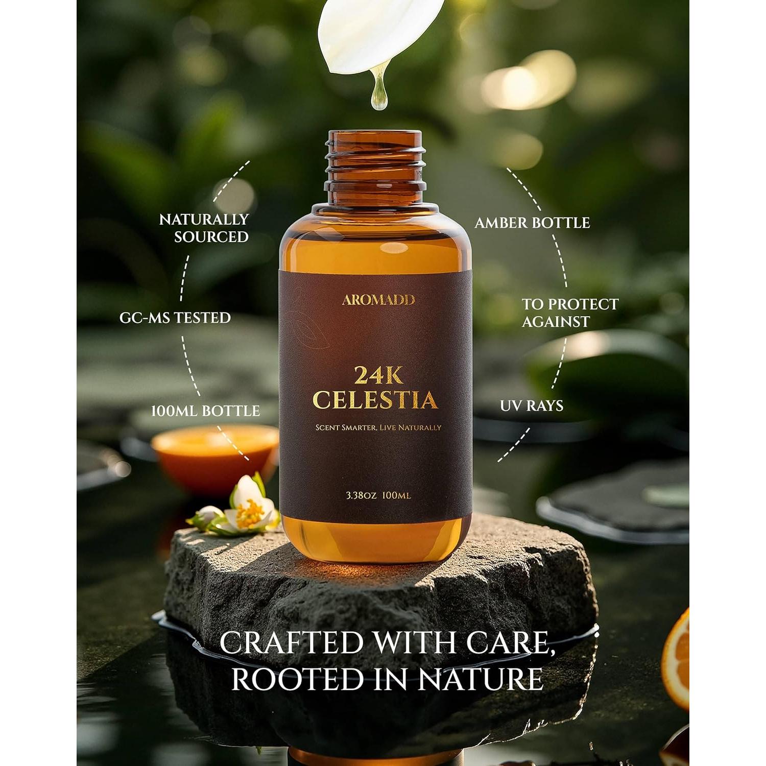 Aceite Difusor Aromadd 24K Celestia 100ml - Aromaterapia Lujo