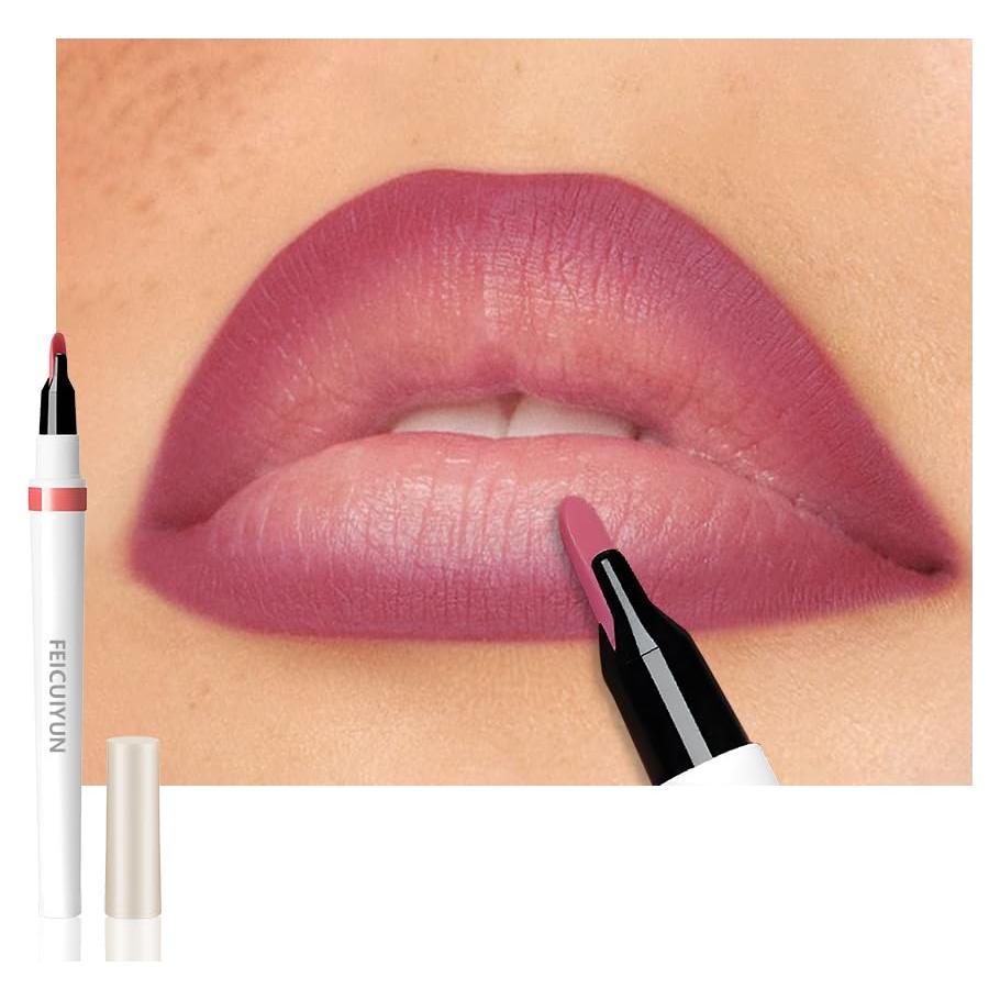 Lápiz Labial Líquido Mate FeiCuiYun Morado 8 Horas