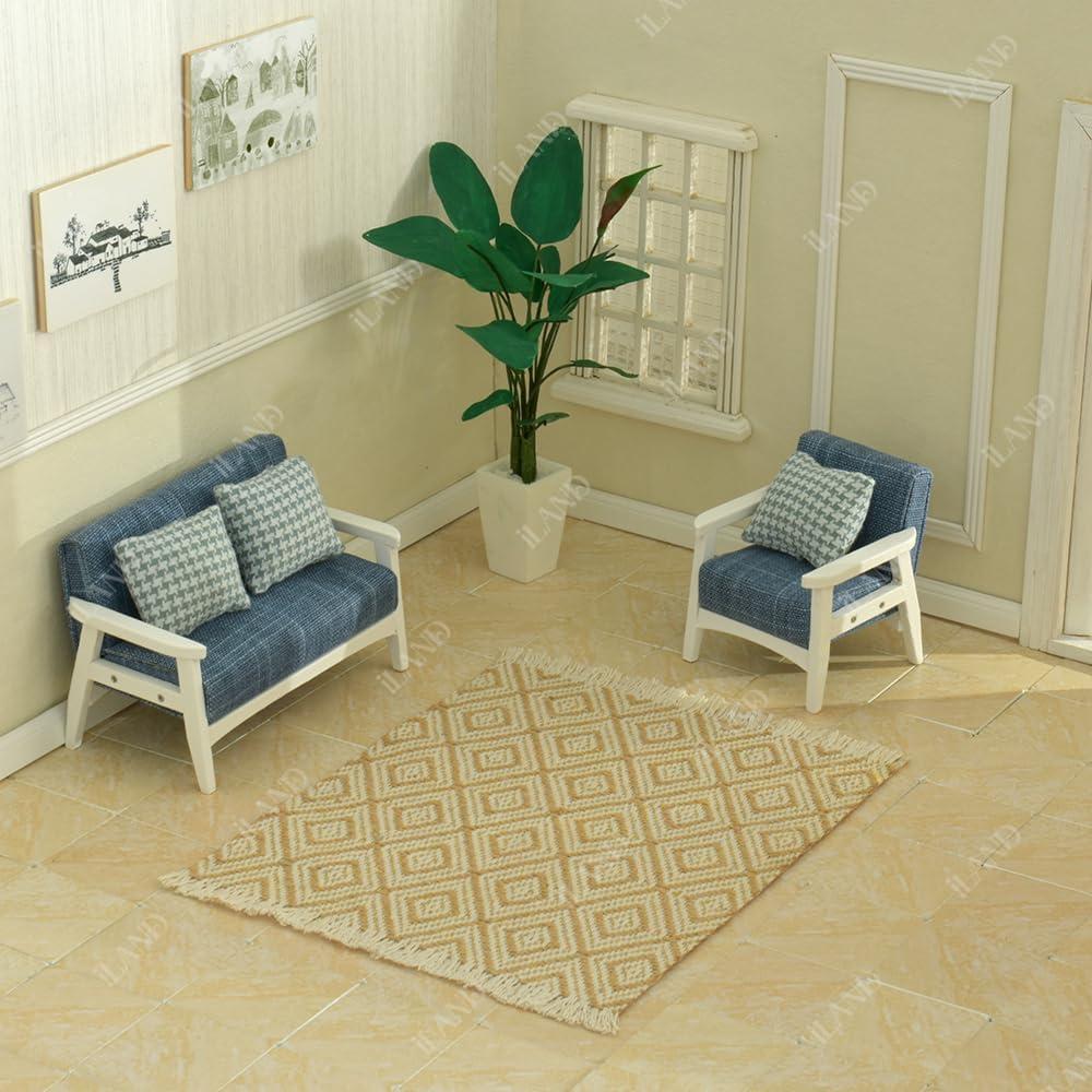 Baldosas para Casa de Muñecas iLAND 60 Piezas Doble Cara