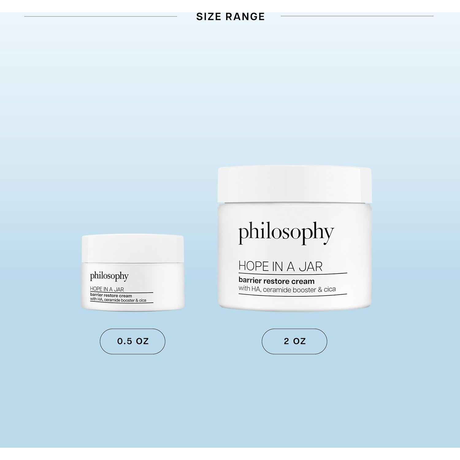 Crema Restauradora de Barrera Philosophy 59 ml - Hidratante para Piel Seca y Sensible