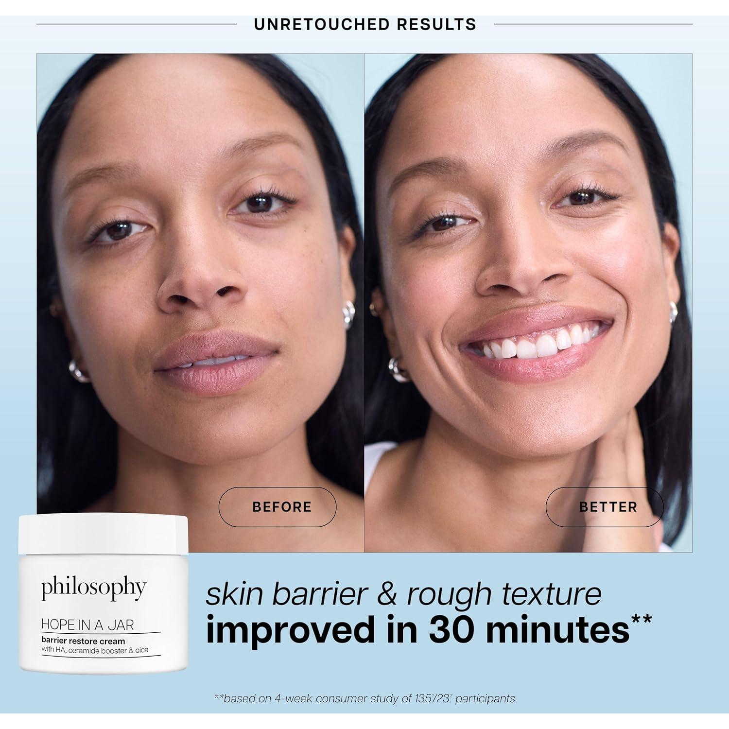 Crema Restauradora de Barrera Philosophy 59 ml - Hidratante para Piel Seca y Sensible