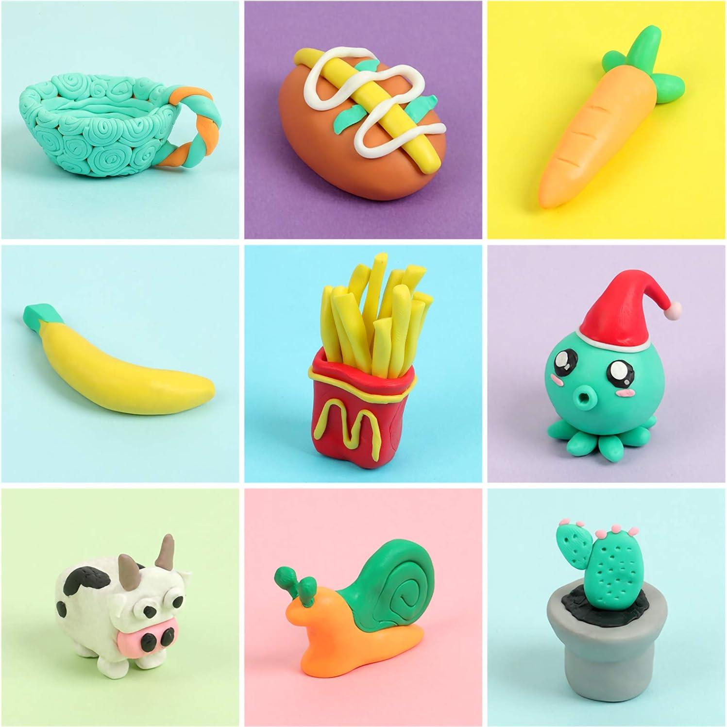 Kit de Arcilla Polimérica 50 Colores Aestd-ST para Niños