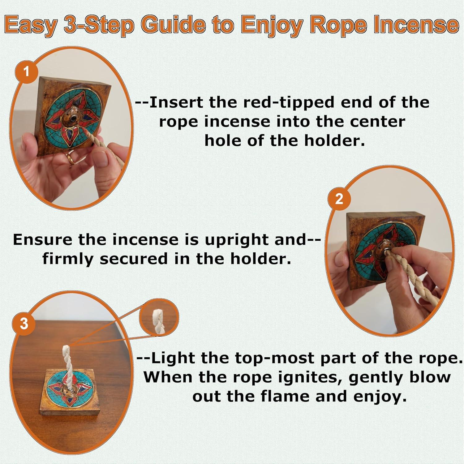 Juego de Incienso Tibetano Hecho a Mano BlissBeckons - 150 Piezas