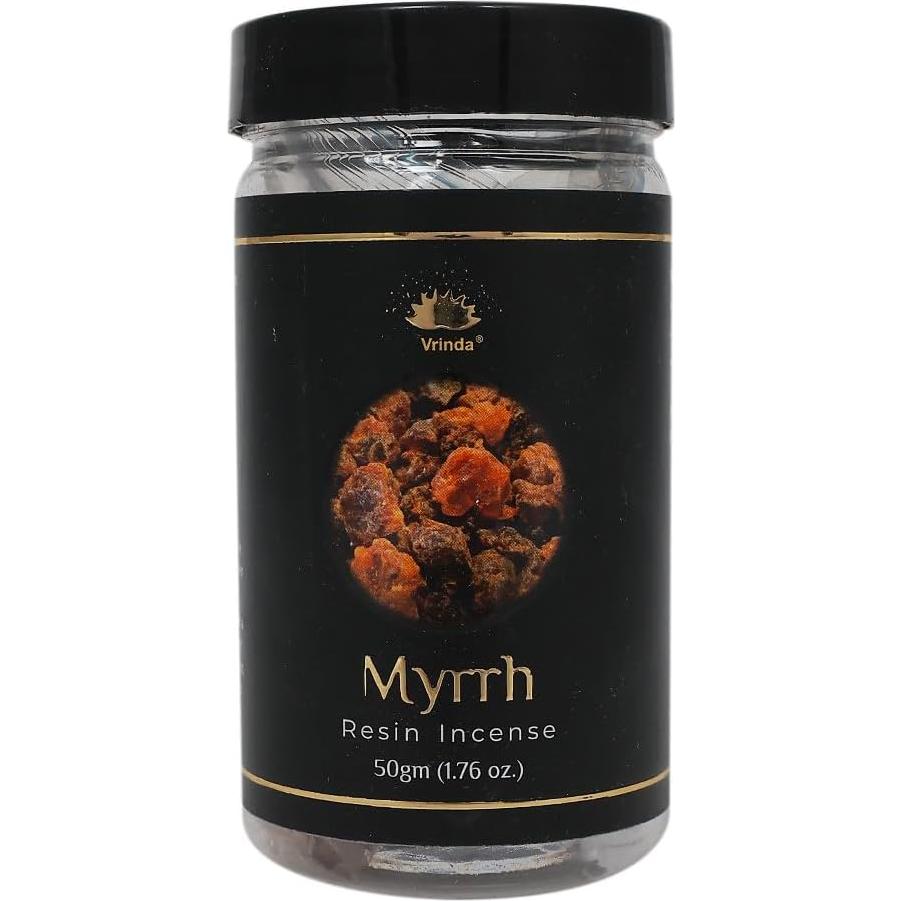 Resina de Mirra Vrinda® Premium 100% Natural 50g