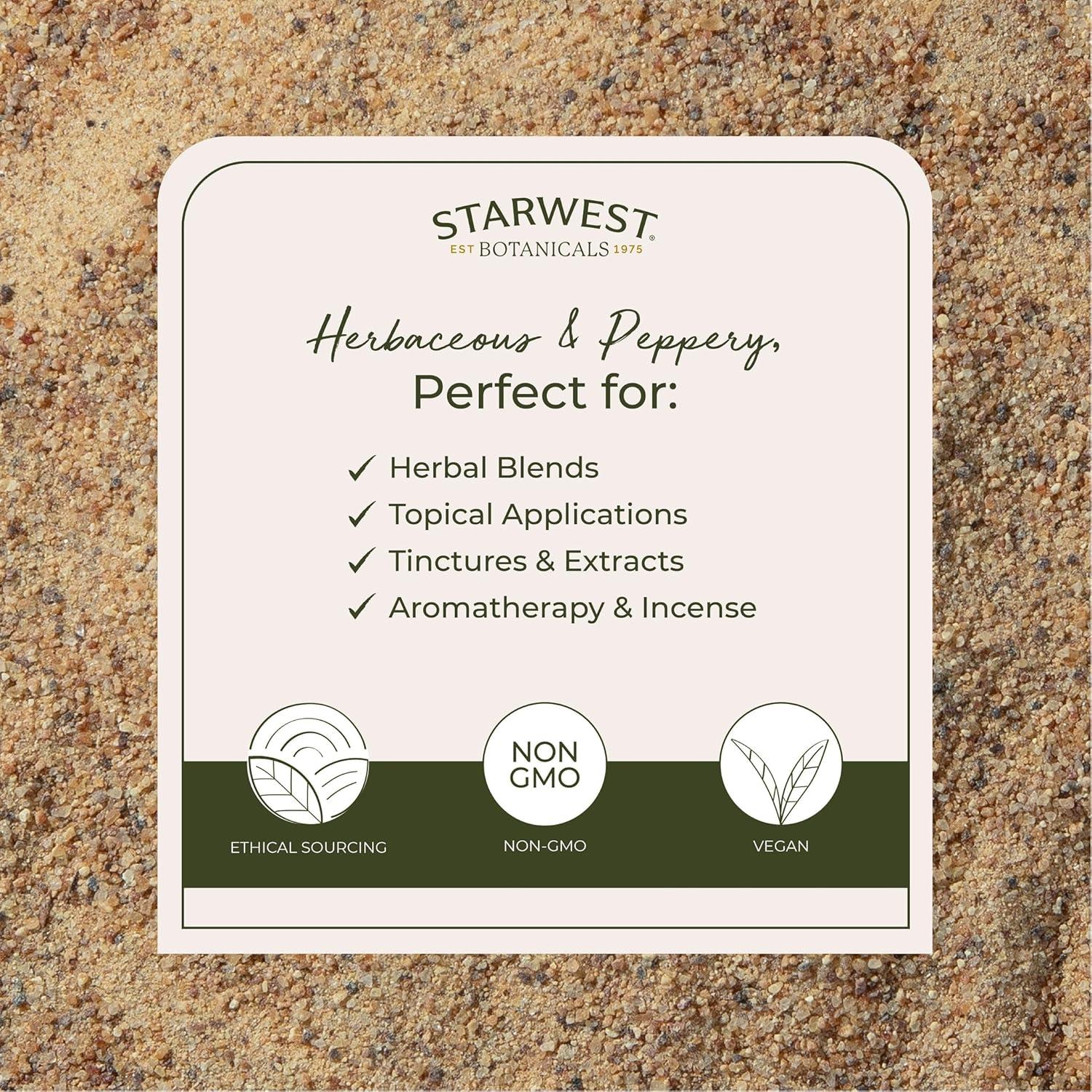 Polvo de Goma de Mirra Starwest Botanicals 113.4 g - Natural y Kosher