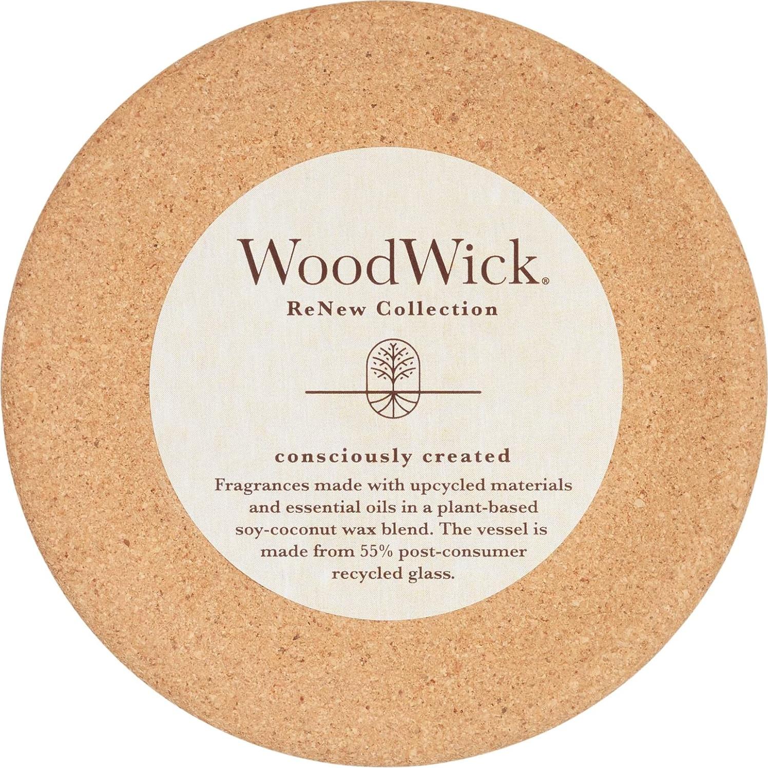 Vela Grande WoodWick Incienso y Mirra 375 g con Pabilo Crepitante