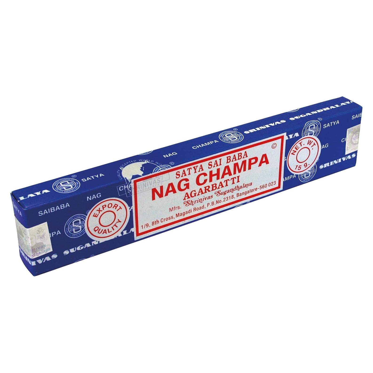 Incienso Nag Champa SATYA SAI BABA 15g - India