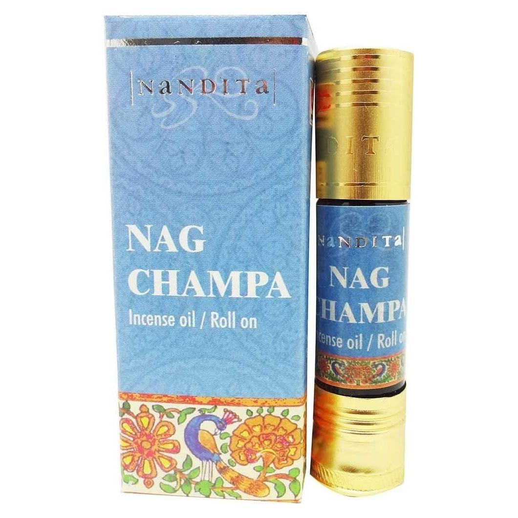 Aceite de Incienso Nandita Nag Champa 7.4 ml Roll On
