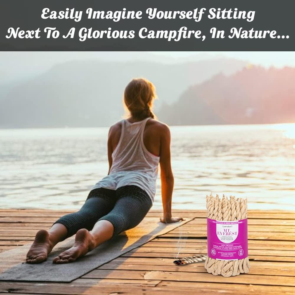 Incienso de Cuerda Lamatar1 de Sándalo Himalayo 45 Cuerdas