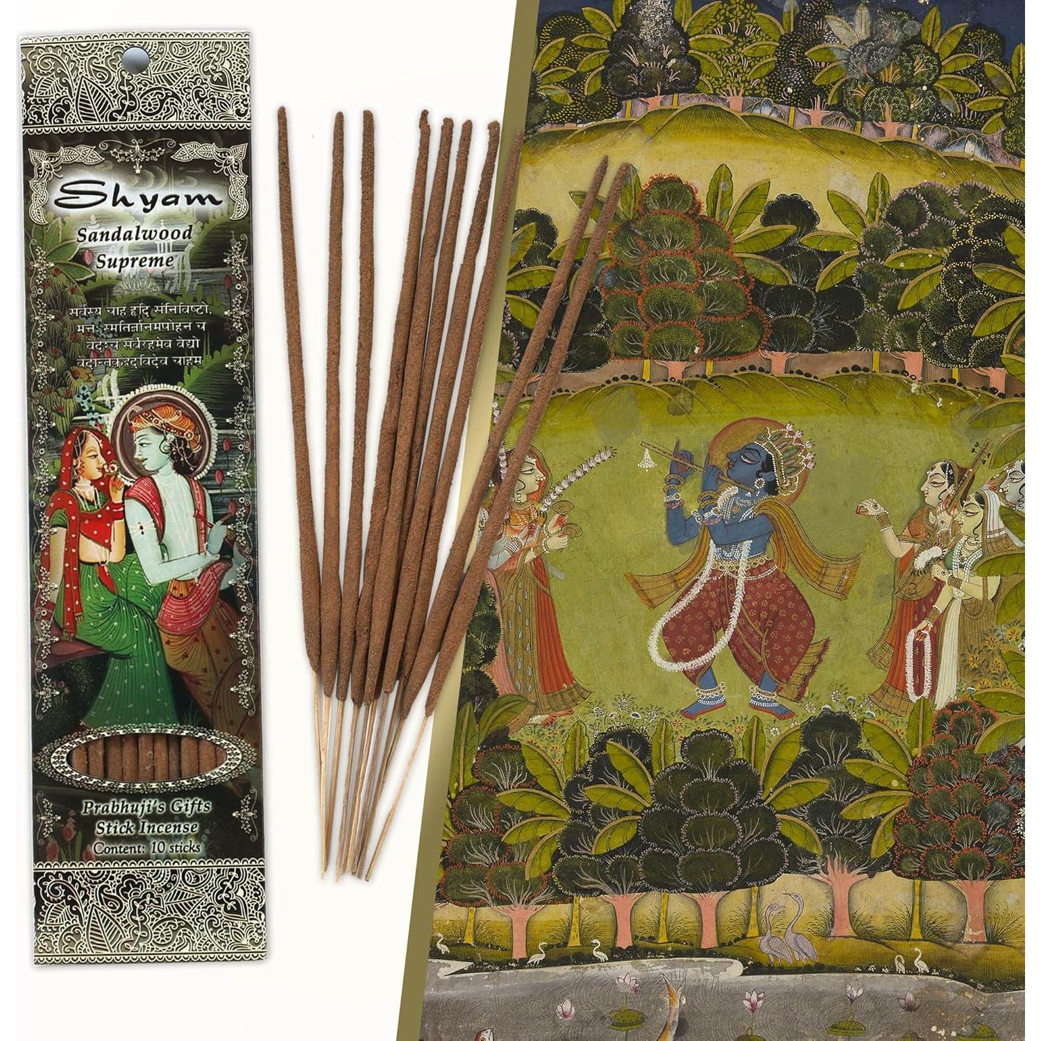 Incienso Espiritual Regalos de Prabhuji Sándalo 30 Varitas