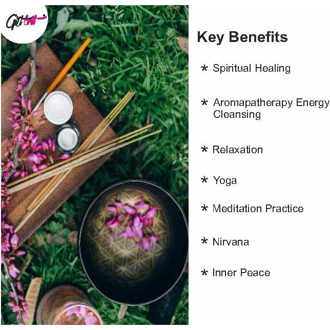 Varitas de Incienso Natural Sándalo Giftbrit 100 Unidades