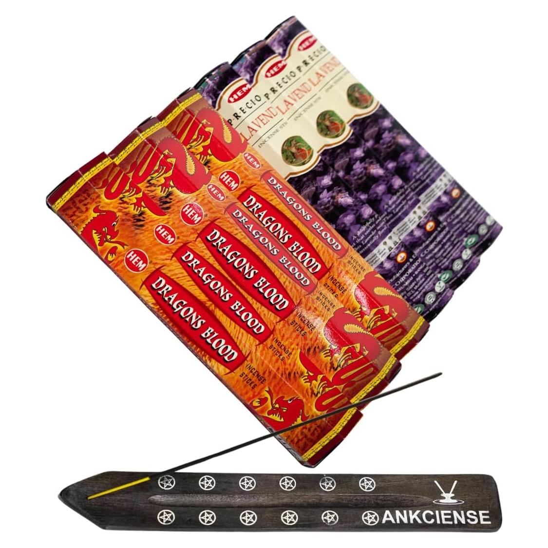 Incienso Hem Lavanda y Sangre de Dragón Rojo 120 Varillas