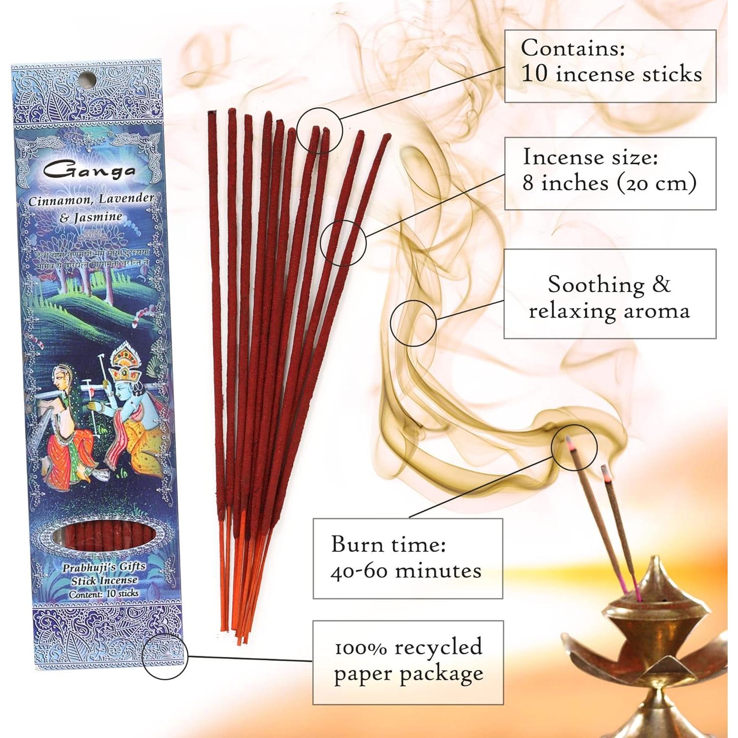 Incienso Espiritual Regalos de Prabhuji - 30 Varitas Aromáticas