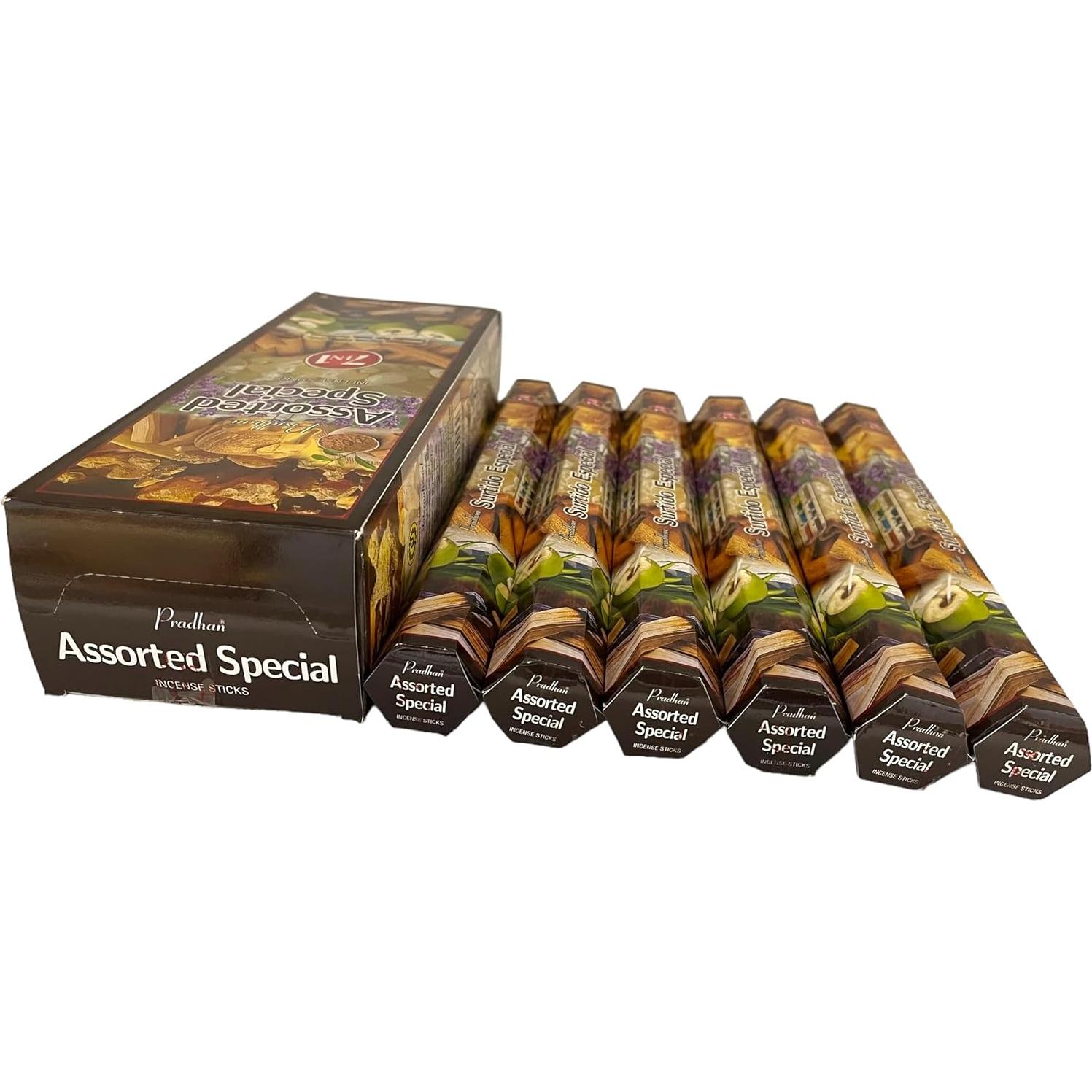 Muestra de 7 Aromas Pradhan - Canela, Coco, Lavanda y más
