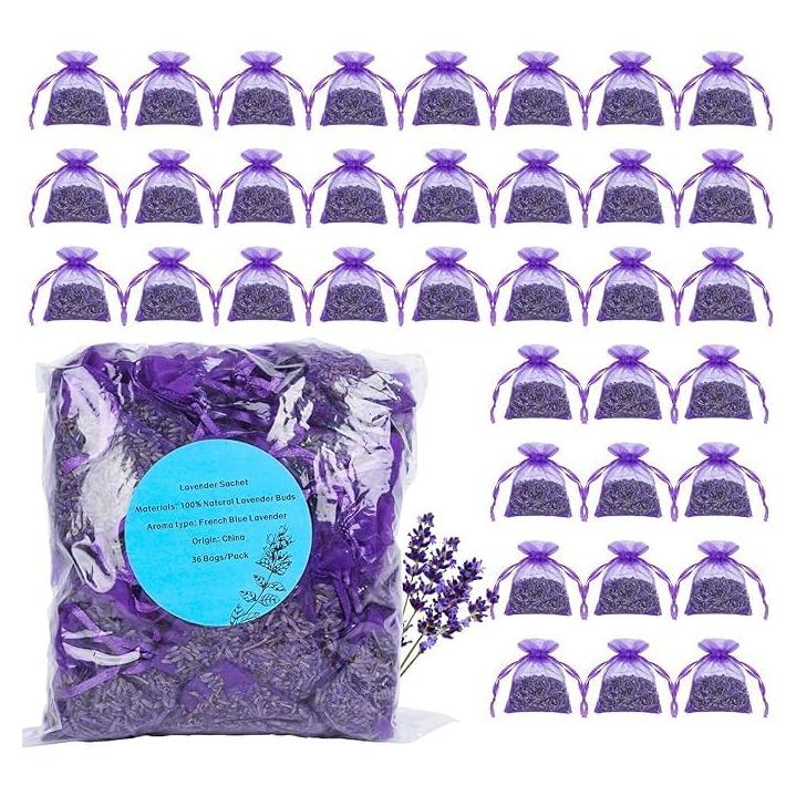 Paquete de 36 Sachets de Lavanda Natural MAIHE AGRI 289g