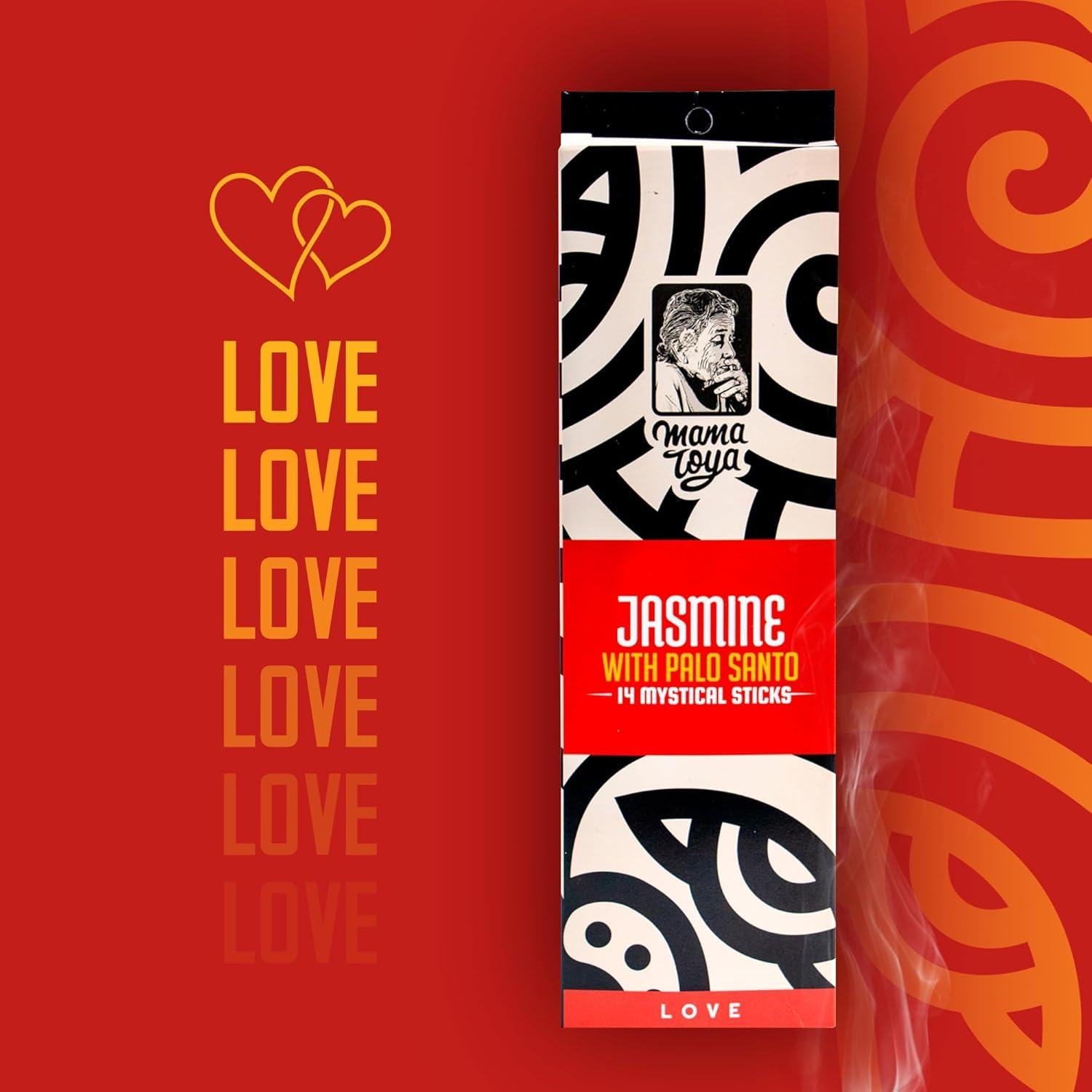 Varitas de Incienso Místico MUNAY Palo Santo y Jazmín - 14 Unidades