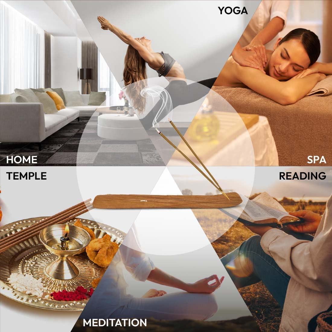 Varitas de Incienso Nirmalaya Rooh Rosa 100% Natural 40 Unidades