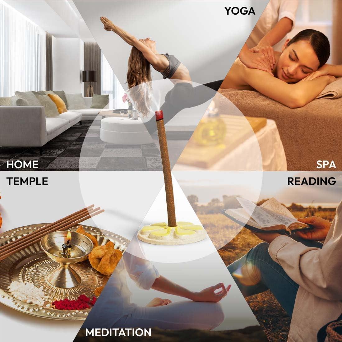 Incienso Natural Nirmalaya Rooh Rose 40 Varillas 180g