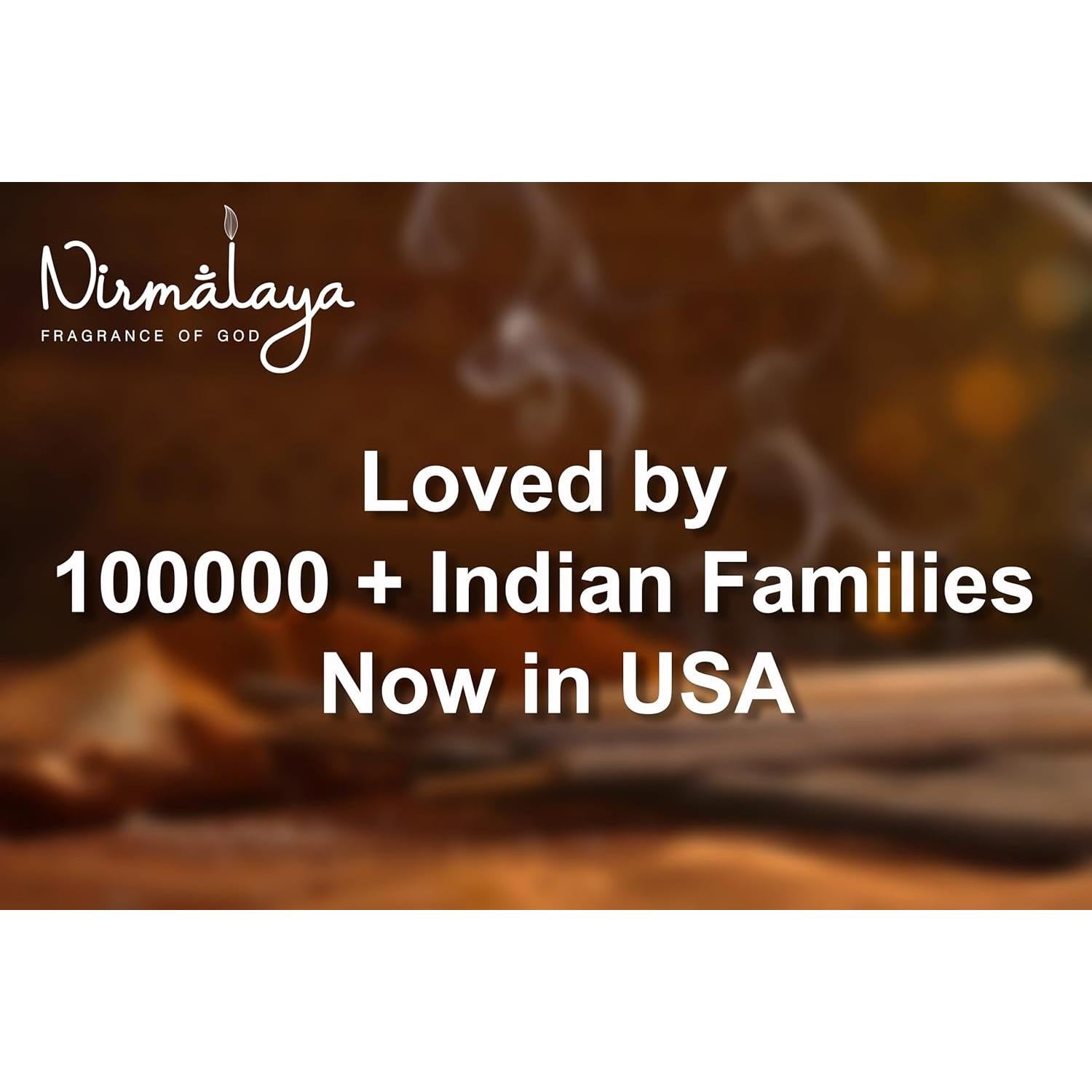 Incienso Natural Nirmalaya Rooh Rose 40 Varillas 180g