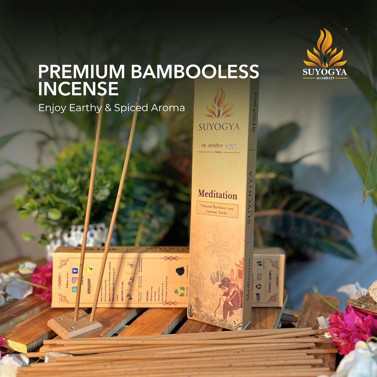 Varitas de Incienso Suyogya Premium 22.86 cm - Fragancia Duradera