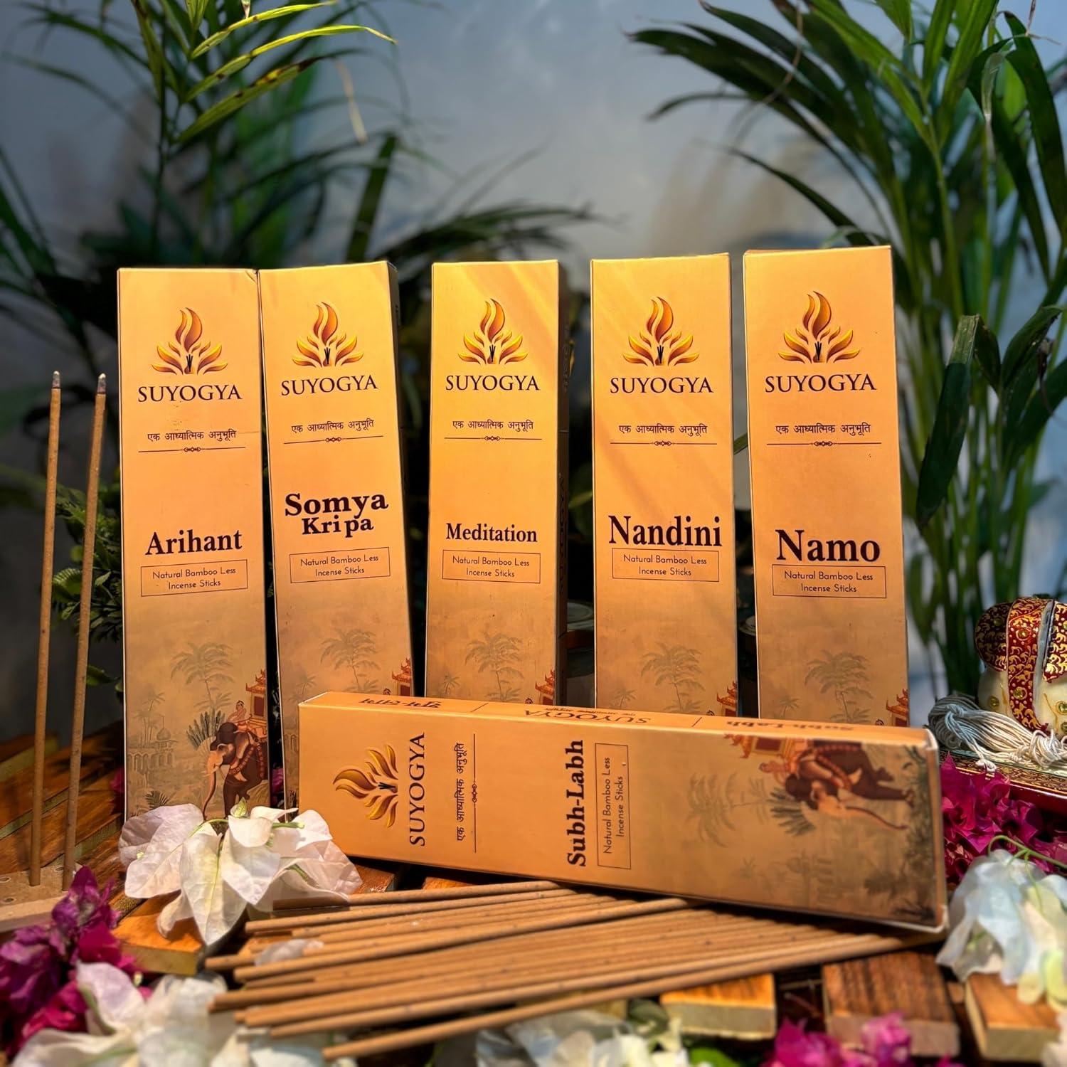 Varitas de Incienso Suyogya Premium 22.86 cm - Fragancia Duradera