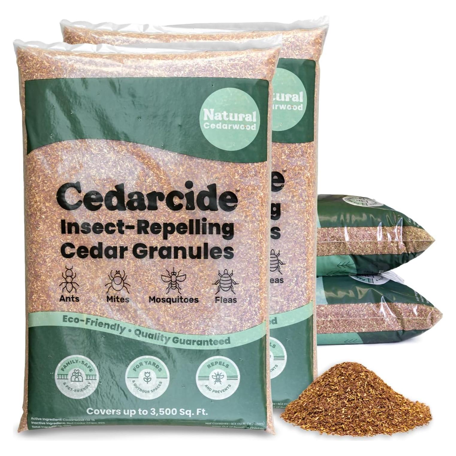 Gránulos de Cedro Cedarcide 14.97 kg - Repelente Natural Insectos