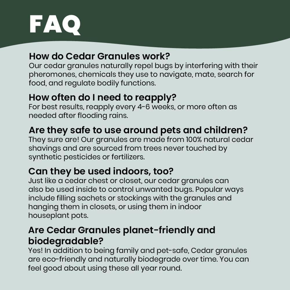 Gránulos de Cedro Cedarcide 14.97 kg - Repelente Natural Insectos