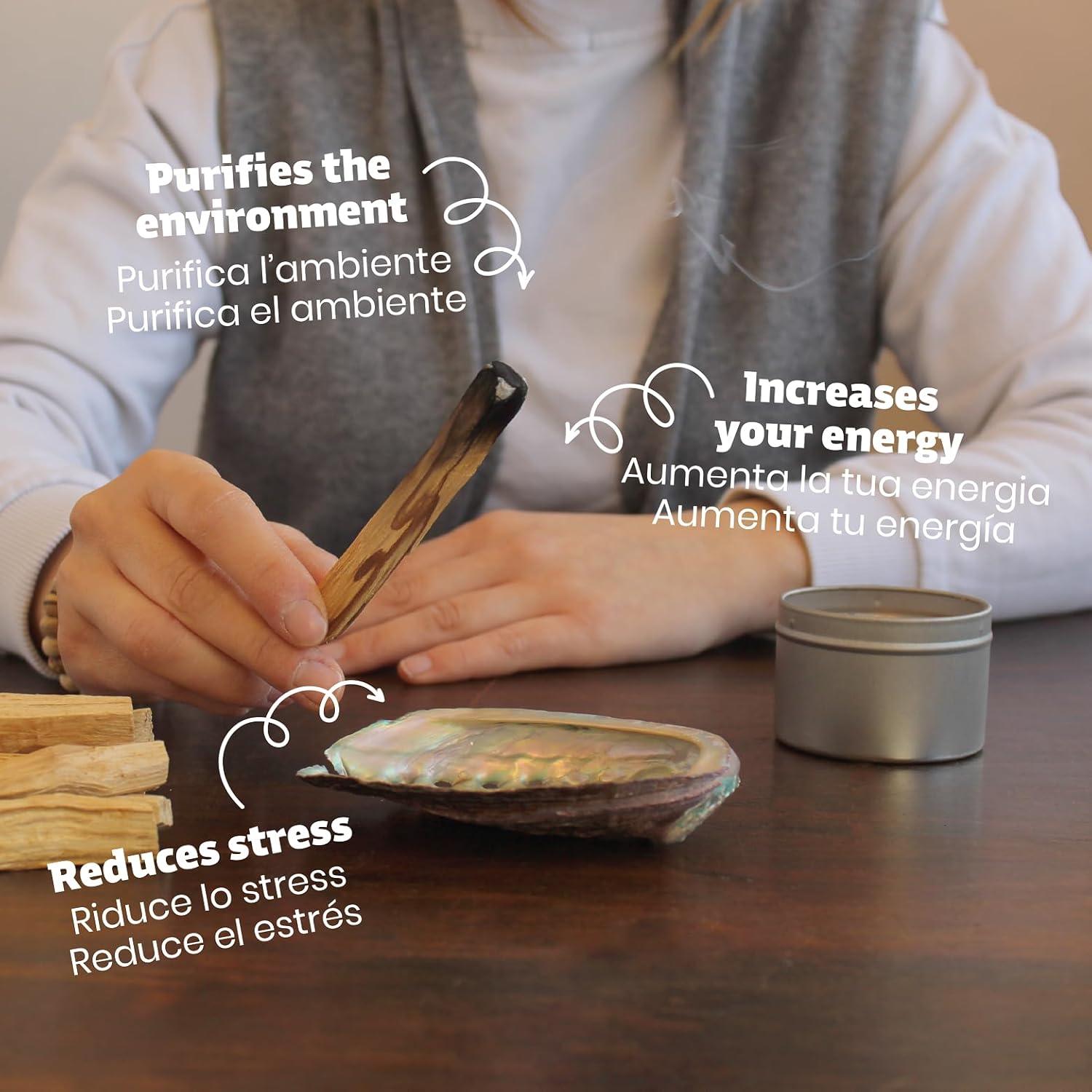 Palitos de Palo Santo NIRDOSH - 15 Unidades de 10 cm - Incienso Natural