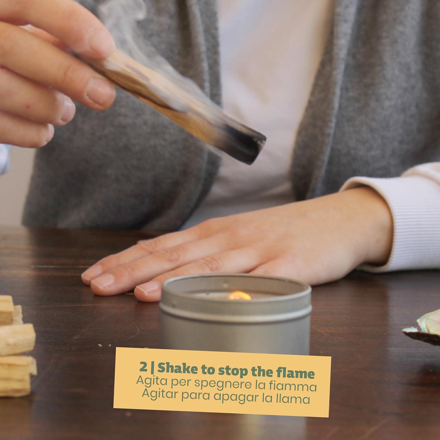 Palitos de Palo Santo NIRDOSH - 15 Unidades de 10 cm - Incienso Natural