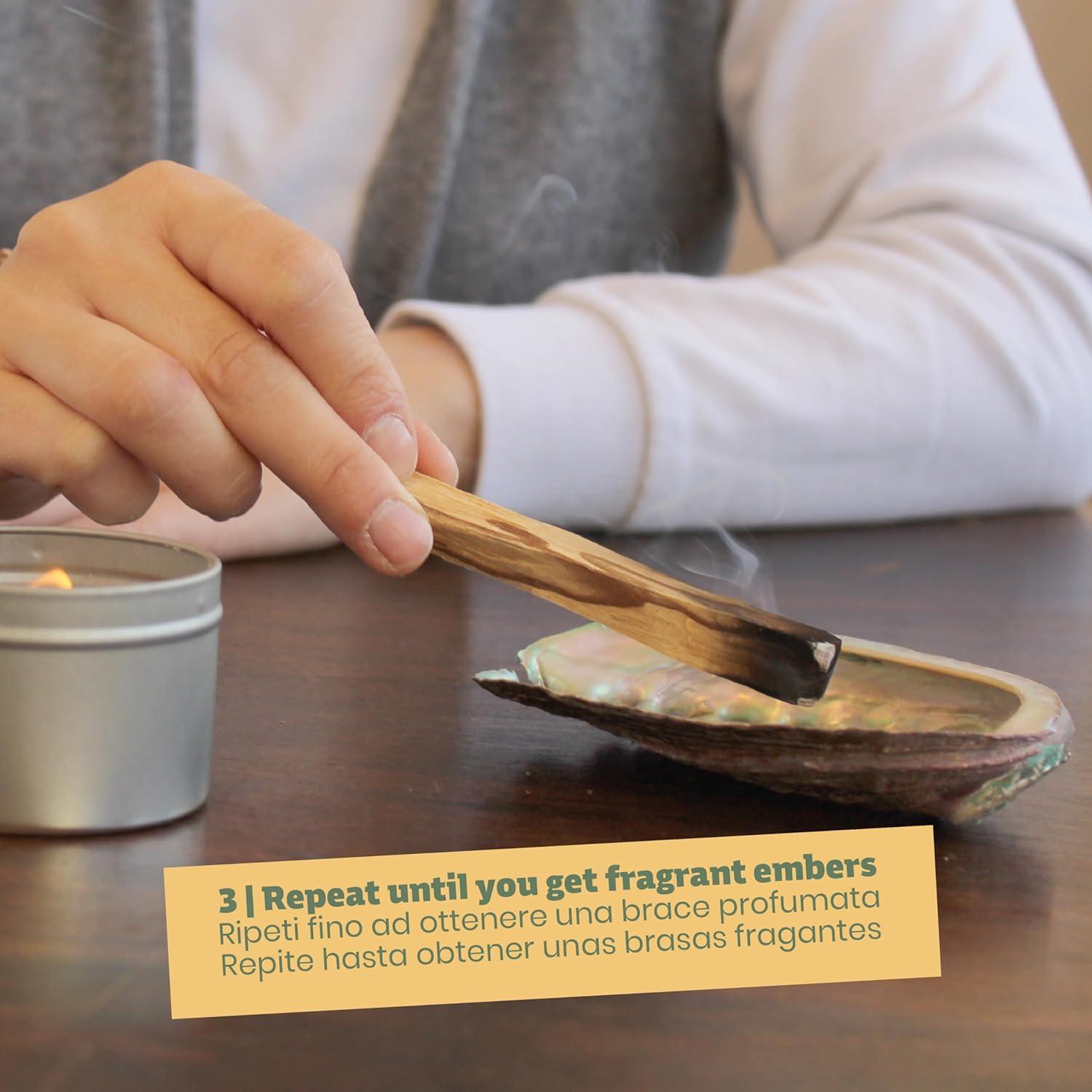 Palitos de Palo Santo NIRDOSH - 15 Unidades de 10 cm - Incienso Natural