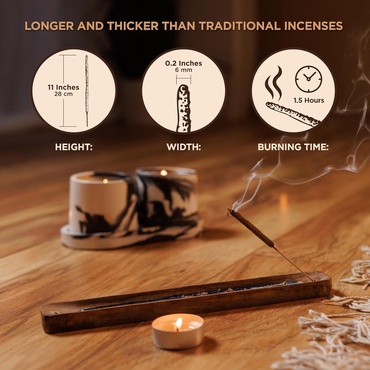 Incienso Copal Azteca Jaguarbird - 40 Varitas de Resina Natural