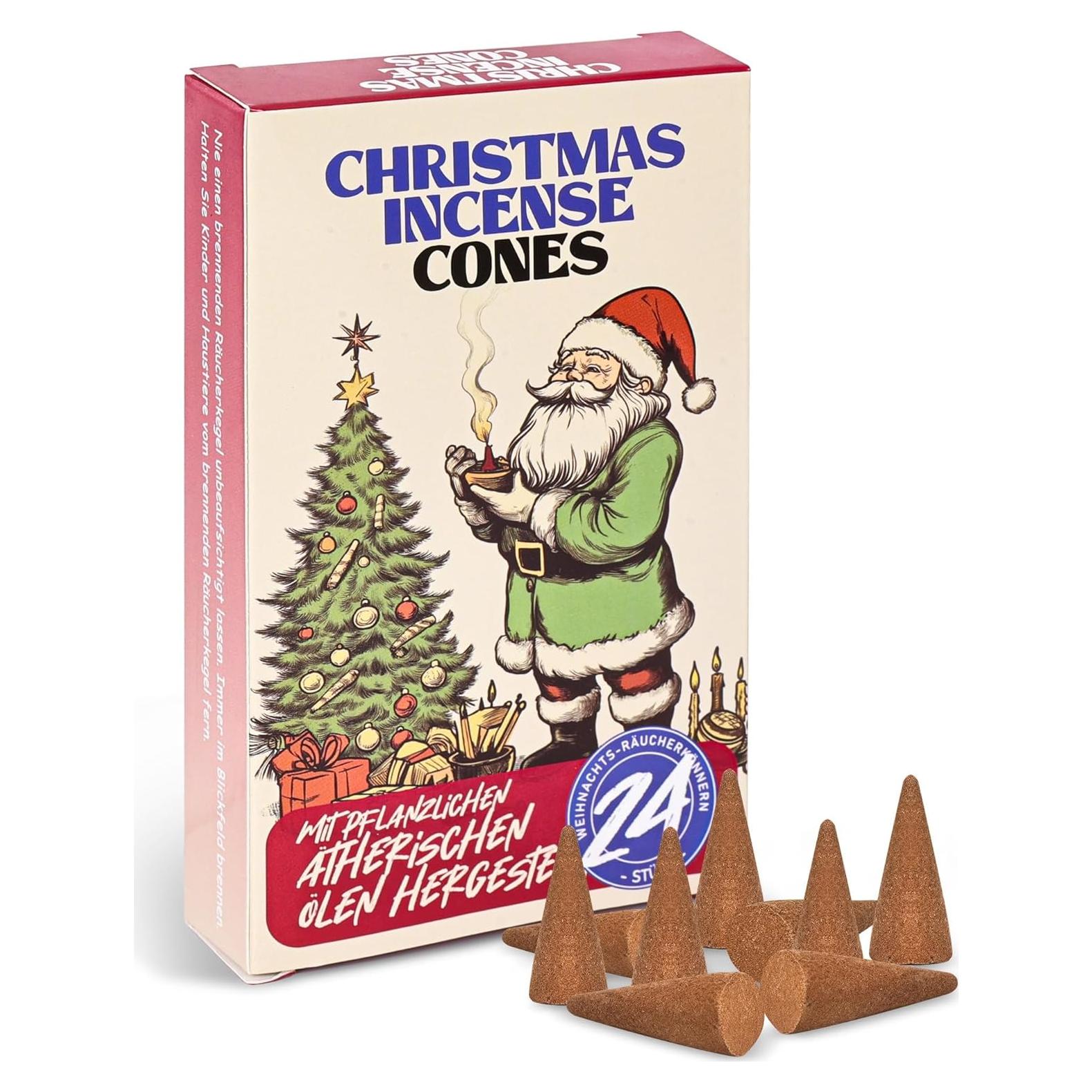 Conos de Incienso Aromatizados Navidad FOUCILO 5cm Relax