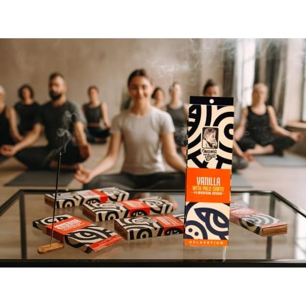 Incienso Munay Vainilla y Palo Santo - 14 Varitas Artesanales