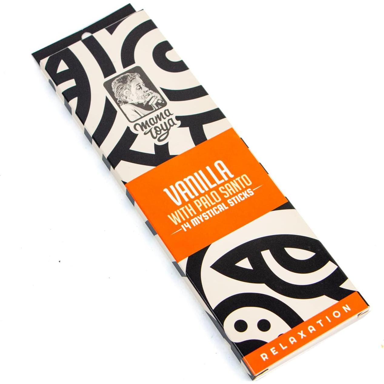 Incienso Munay Vainilla y Palo Santo - 14 Varitas Artesanales