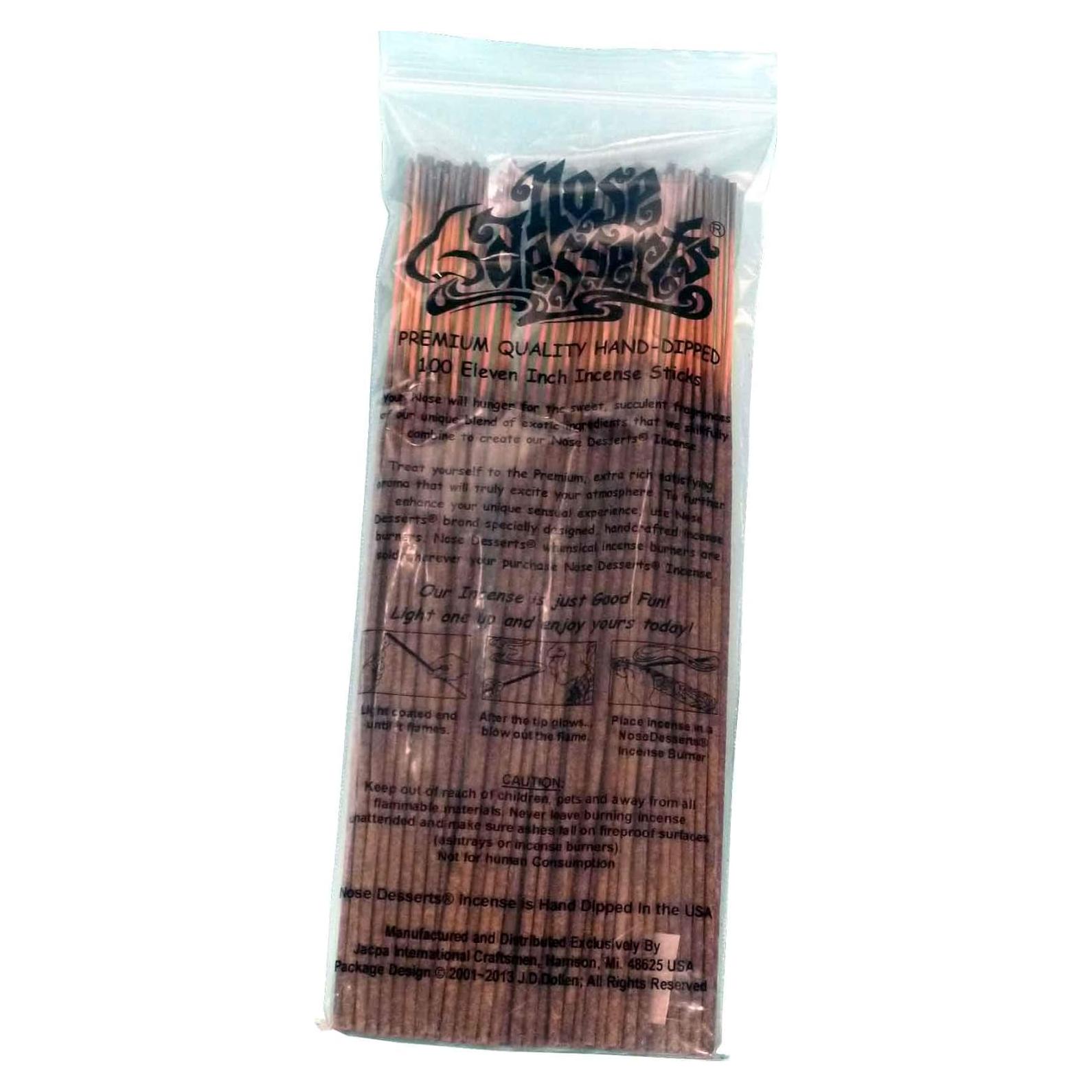 Incienso Premium Nose Desserts Vainilla Francesa 90-100 Varitas 28 cm