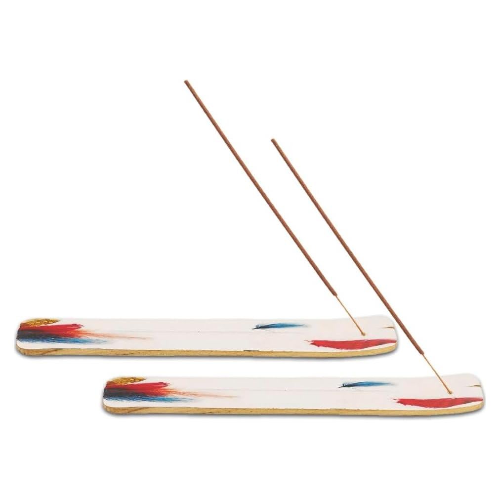Soporte de Incienso de Madera NAQSH - Paquete de 2 - 27.69 cm